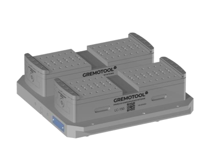 Gremotool Präzisionsspannsystem LC-Baureihe LC-150 auf Palette Delphin-448