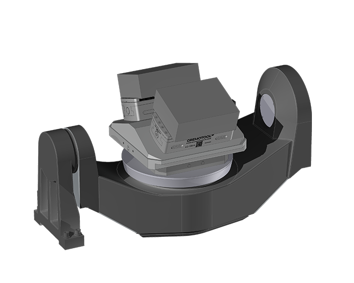Gremotool Präzisionsspannsystem LC-Baureihe LC-150k auf Prisma