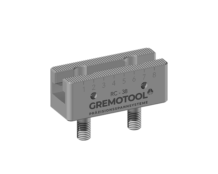 Gremotool Präzisionsspannsystem RC-Baureihe Basisleiste L=100 Dimensionen