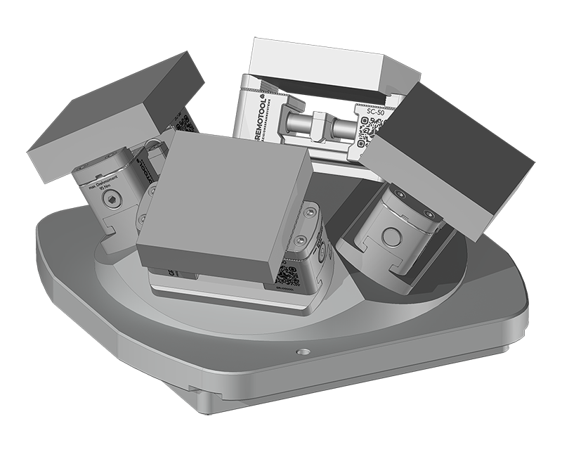 Gremotool Präzisionsspannsystem SC-Baureihe SC-50 4-fach Pyramide