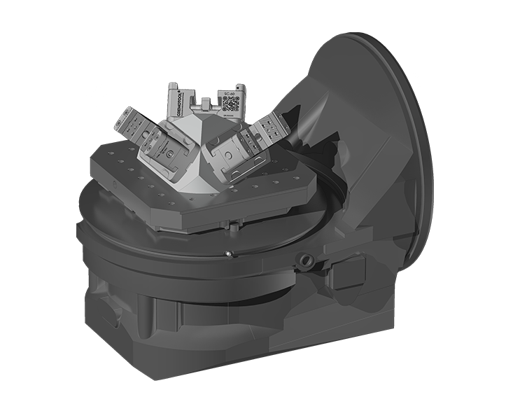 Gremotool Präzisionsspannsystem SC-Baureihe SC-60 3-fach auf Pyramide