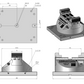 Gremotool Präzisionsspannsystem HMC-Baureihe HMC-74 Dimensionen