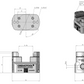Gremotool Präzisionsspannsystem LC-Baureihe LC-34 Dimensionen