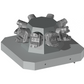 Gremotool Präzisionsspannsystem LC-Baureihe 8x LC-34 auf Pyramide