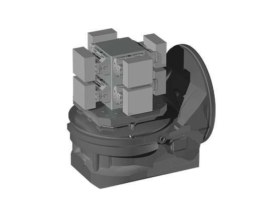 Gremotool Präzisionsspannsystem LC-Baureihe 8x LC-60 auf Turm