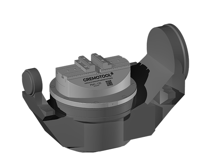 Gremotool Präzisionsspannsystem PMC-Baureihe 1x PMC-120 auf Grundplatte